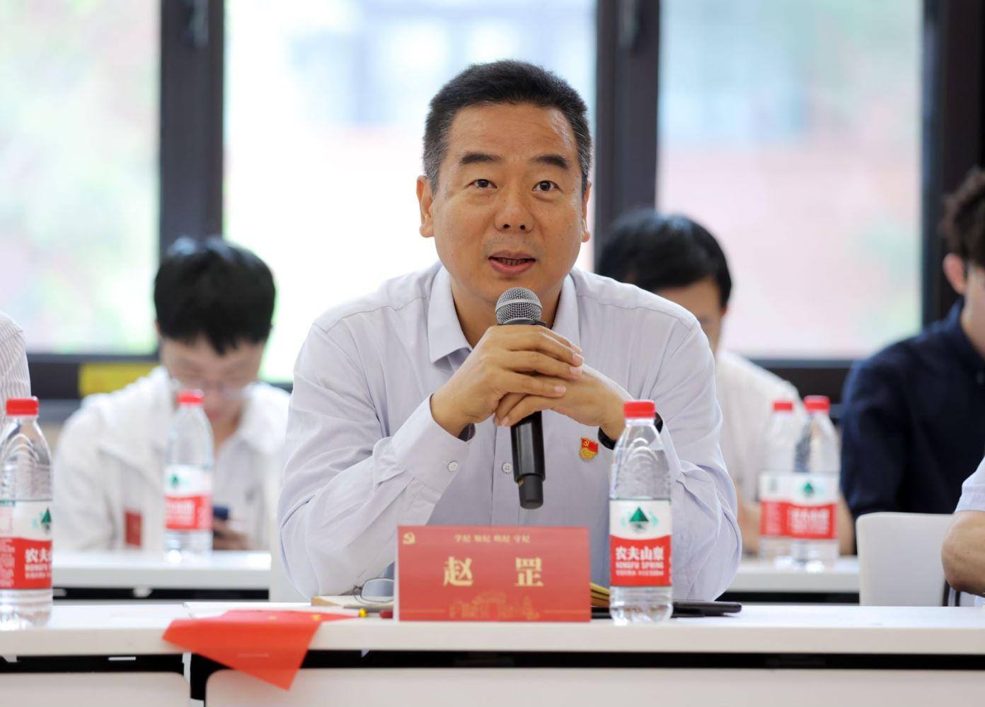 20240618-ued官网登录入口开展党纪学习教育全校毕业生师生联合主题党日-无-赵罡参加纪检监察巡视联合党支部、数博二党支部、马博212党支部、自硕22党支部师生联合主题党日.png