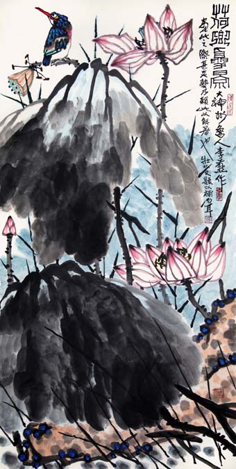 1荷乡夏景 2013年作 138×69.jpg