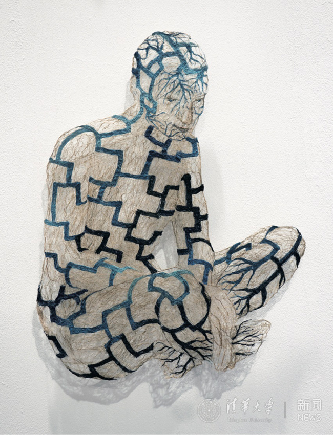 0《蓝???》莱贾·乔金(芬兰)亚麻??缝纫?o?8cm×65cm.jpg